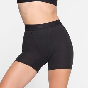 New With Tags Skim's Cotton Rib Boxers Size L Soot Black Brand New Luxury